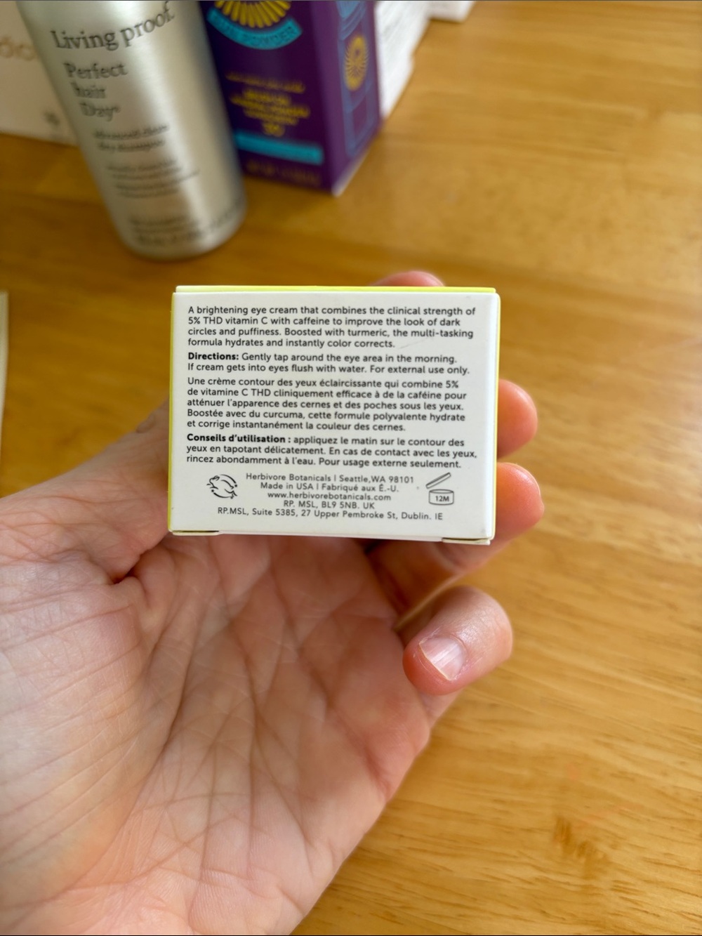NEW! Herbivore Supernova Brightening Eye Cream - Picture 2 of 3